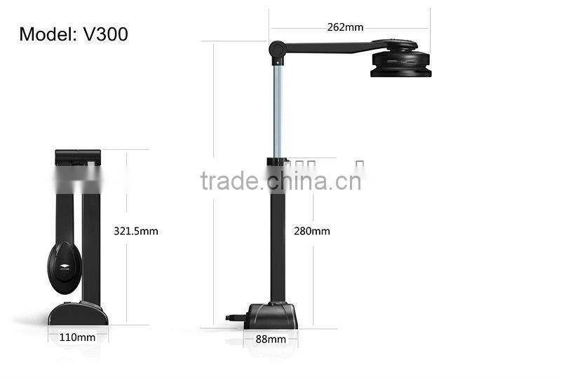 educational scanner V300, present ppt, 3.0 mega pixels, Whiteboard function,vivid teaching