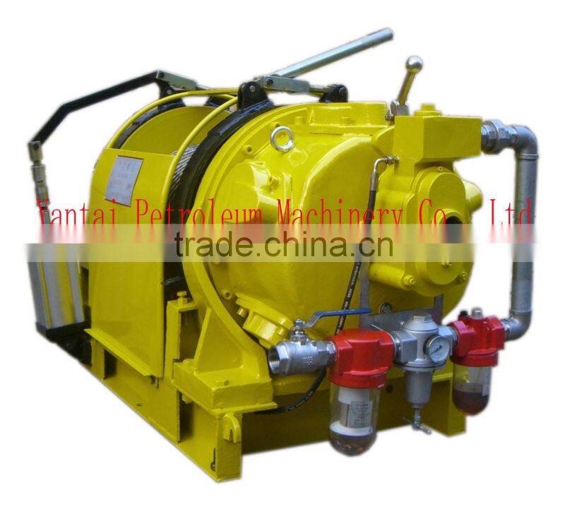 good performance big torque pneumatic type 10 ton air driven tugger