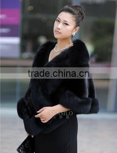 MK001 new style mink fur shawl