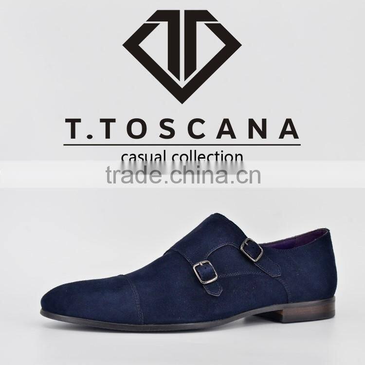 Black gentleman cow suede leather style shoes men casual