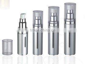 cream Aluminium and plastic pump lotion bottle for sale