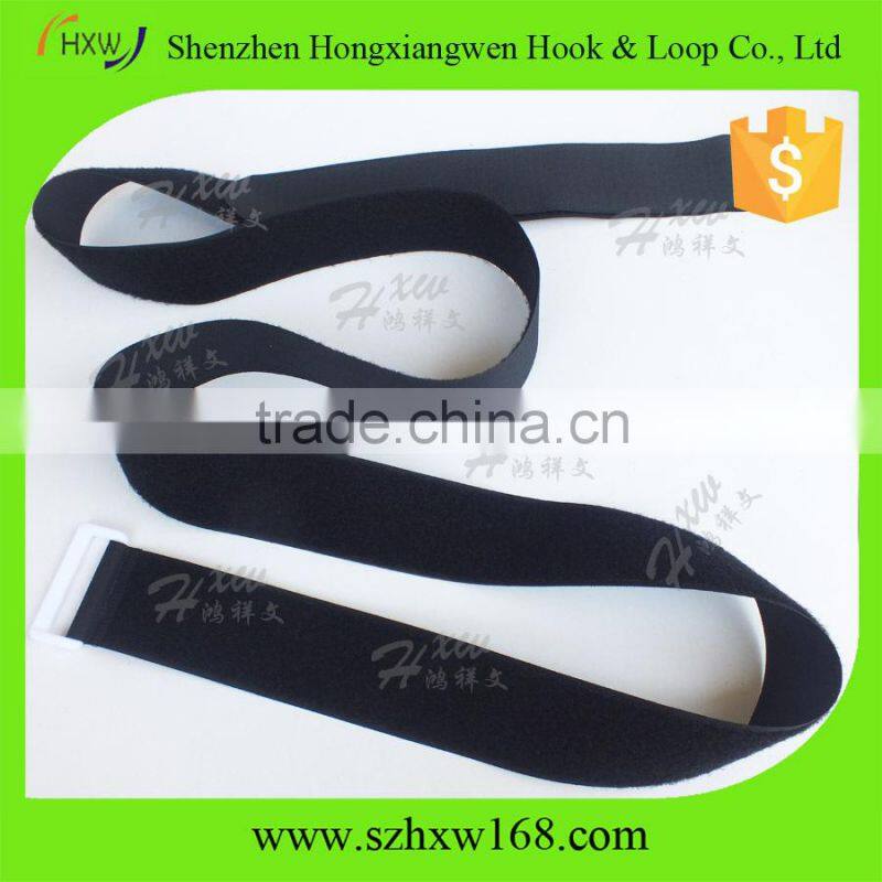 5cm*2m High quality fabric and very durable hook and loop travel straps with buckle