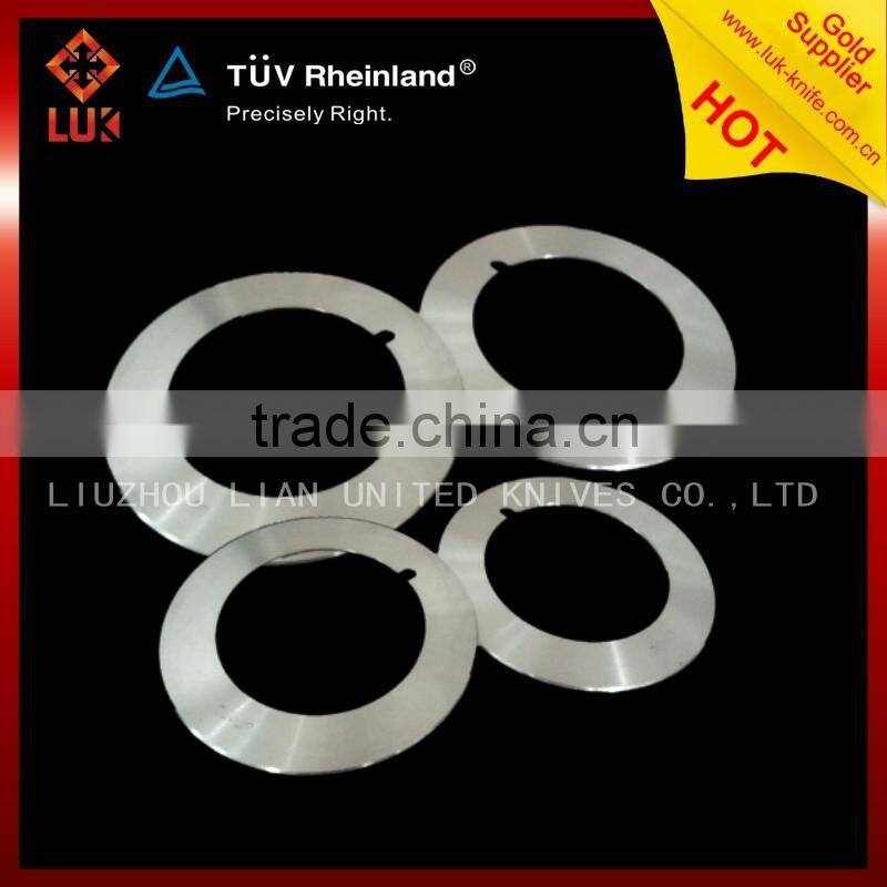 105mm Jumbo roll paper slitting dished blades