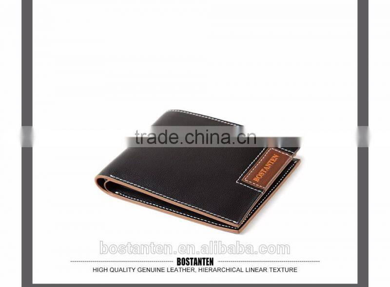genuine leather fashion trends men wallet purses china wholesale