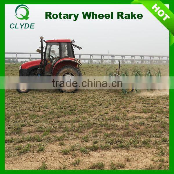 Agriculture machinery Foldable Wheel Rakes with high quality