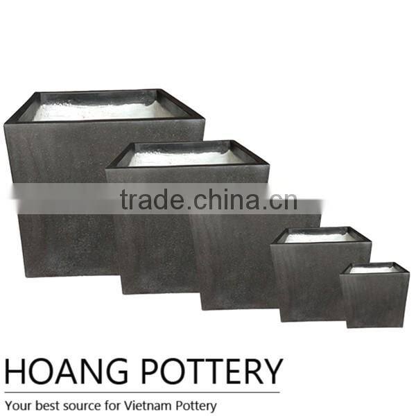 Square Cement Flower Pot From Vietnam