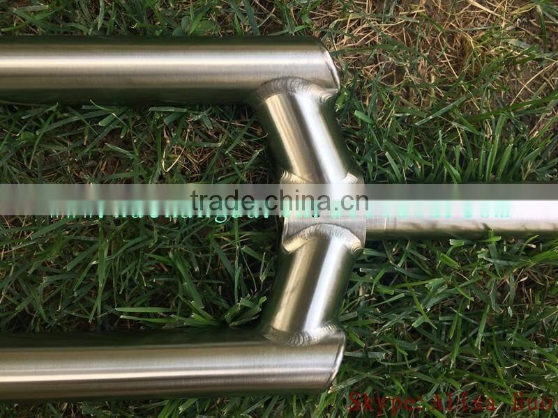 2016 new design!! titanium mtb fork 15mm through axle titanium fat bike fork