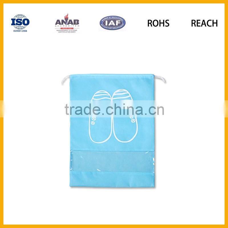 Factory Direct Sale Custom Cheap Portable Foldable Nylon Shoe Bag