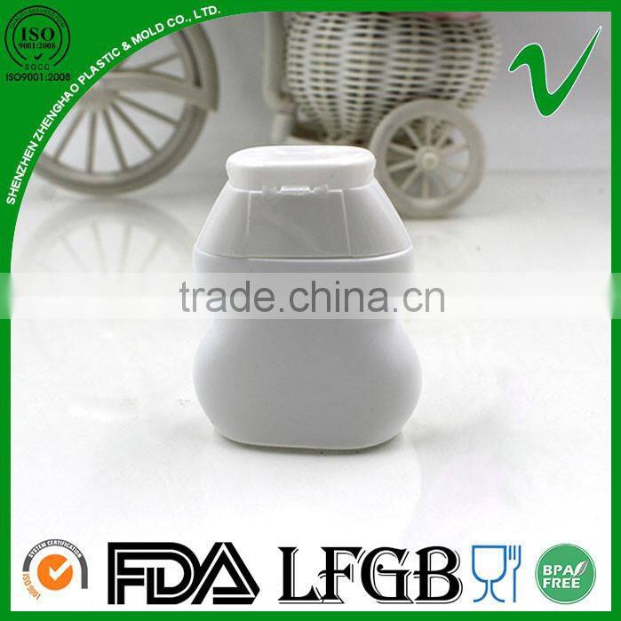 Flat high quality disposable small plastic squeeze bottle for energy beverage