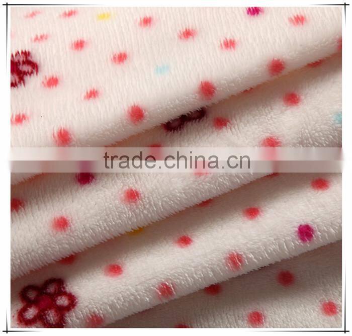 100% polyester elegant and warm active dying flannel 3pcs bedding set