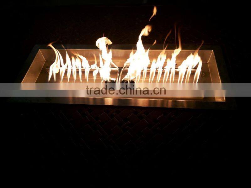 Outdoor Rectangle Gas Fire PIt System