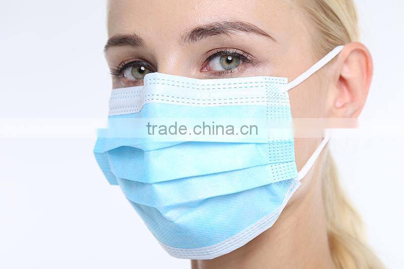 Ecoma 2016 new Industries Surgical Isolation Face Mask with Ear Loops, Cellulose