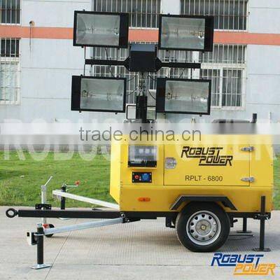 High Mast Kubota D1105-BG Mobile Lighting Tower