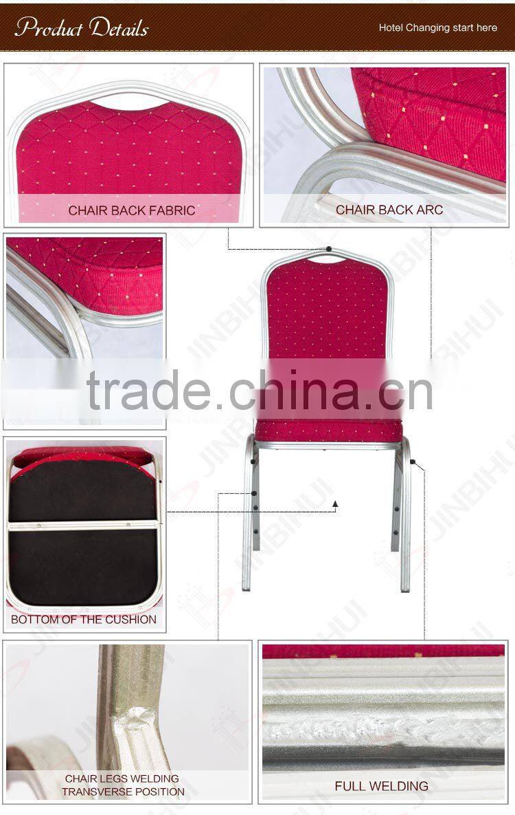 BH-L8316A hotel Stacking dining chair, Aluminum banquet Chair