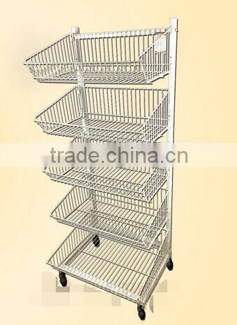 hanging rug display metal rack