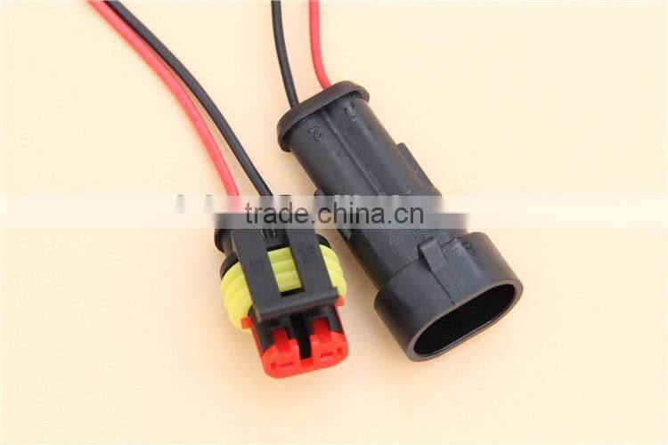IP67 2P DT04-2P Waterproof Connector Wire Assembly