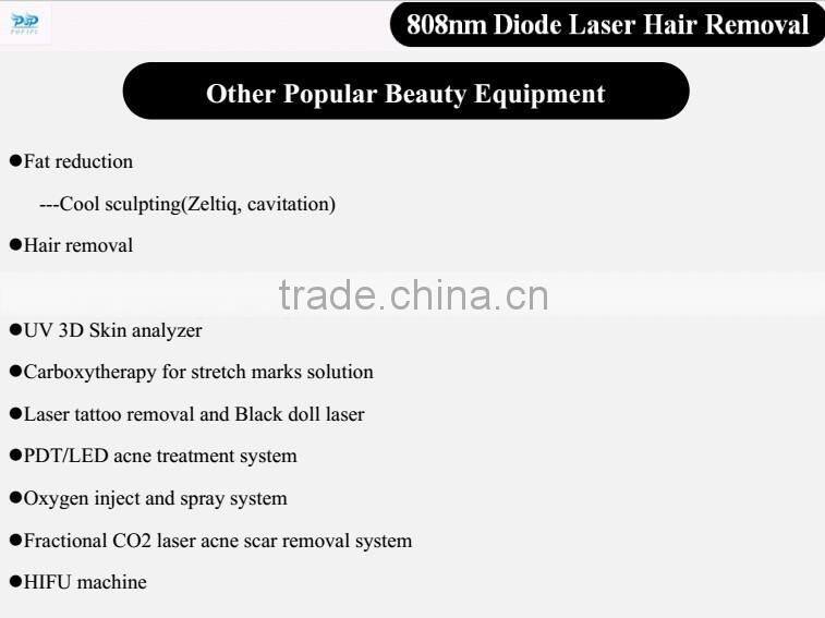 stationary 808nm diode laser hair removal machine with CE approved DL6