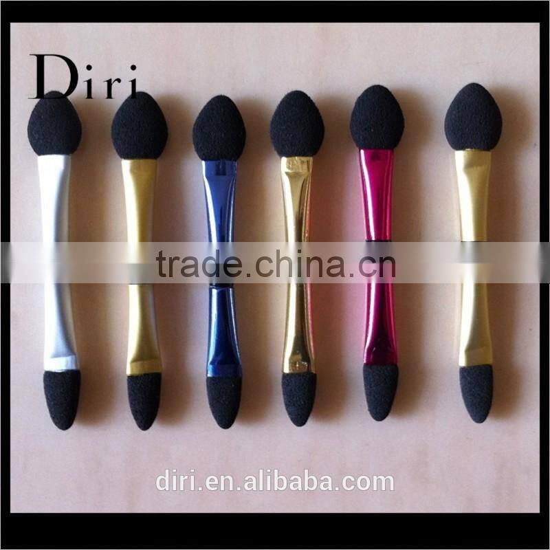 1Pcs 2 Heads Black Wooden Multifunctional Makeup Brush Eyeshadow Brush