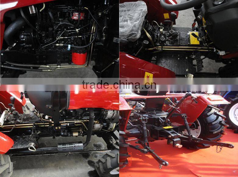4WD By wheel and New Condition 45hp Mini Farm Tractor