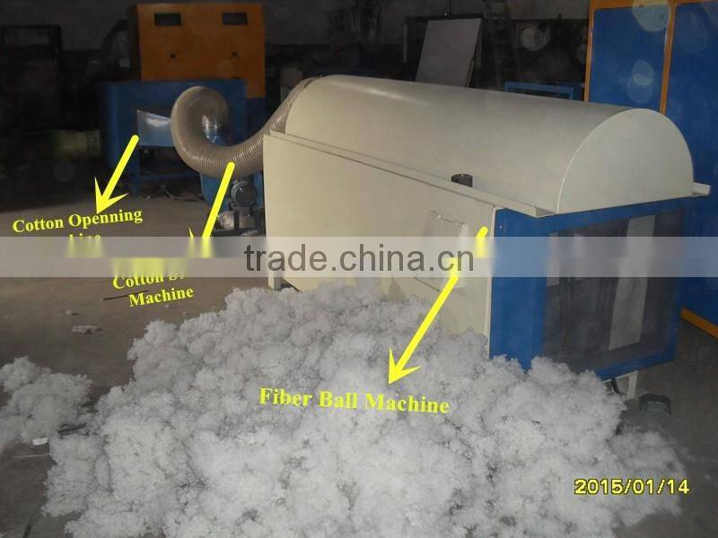 Hot selling polyester fiber ball making machine / cotton ball making machine