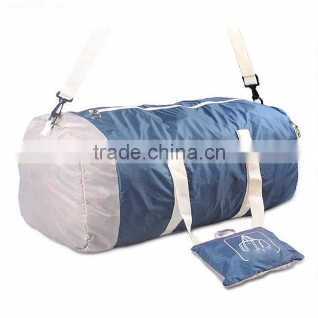 Promotional custom foldable nylon travel bag