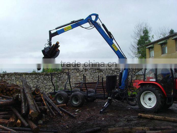 CE approved Hydraulic grapple trailer price