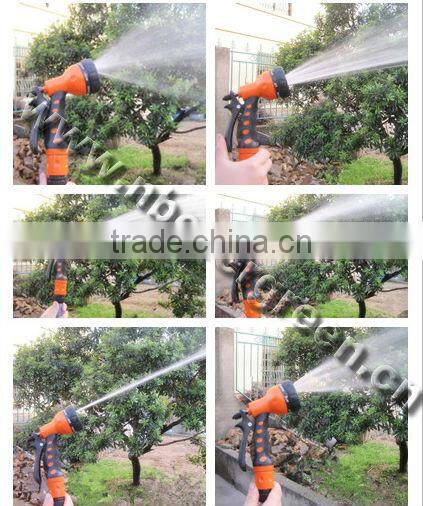 7-function adjustable high pressure garden hose nozzle
