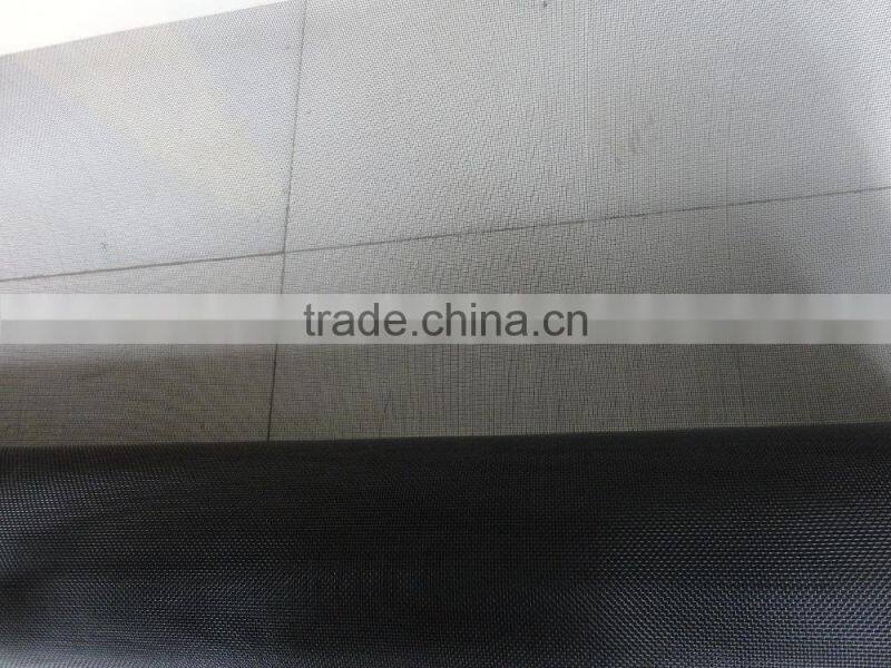 Black coated mesh for window and door/ black coated insect screen/black coated mesh screening