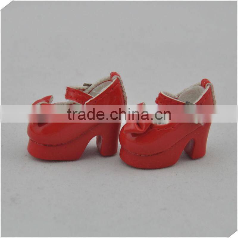 1/6 inch RED Yo-SD DOD LUTS shoes for dolls
