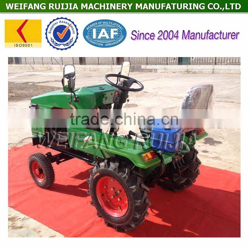 CE / ISO9001 Certificate Walking Tractor Type mini tractors for sale ! Cheap price 12hp and 15hp mini tractor for hot sale !