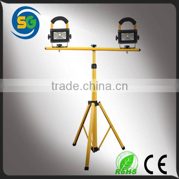 Factory price tripod 20w COB LED rechargeable light LED rechargeable emergency light