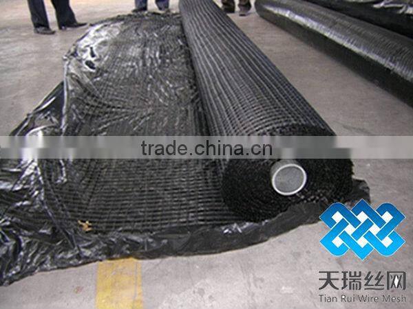 self-adhesive asphalt reinforcement fiberglass geogrid 80KM/80KN