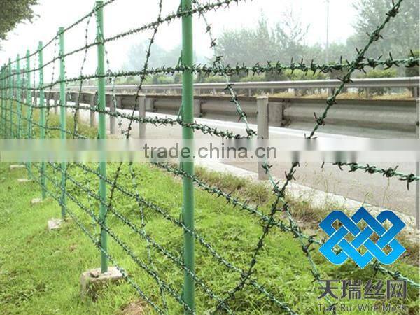 Hot dipped galvanized barbed wire