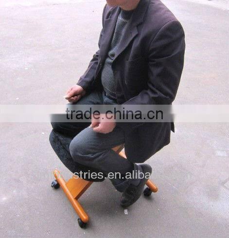 Adjustable Wooden Ergonomics Kneeling Chair&Stool