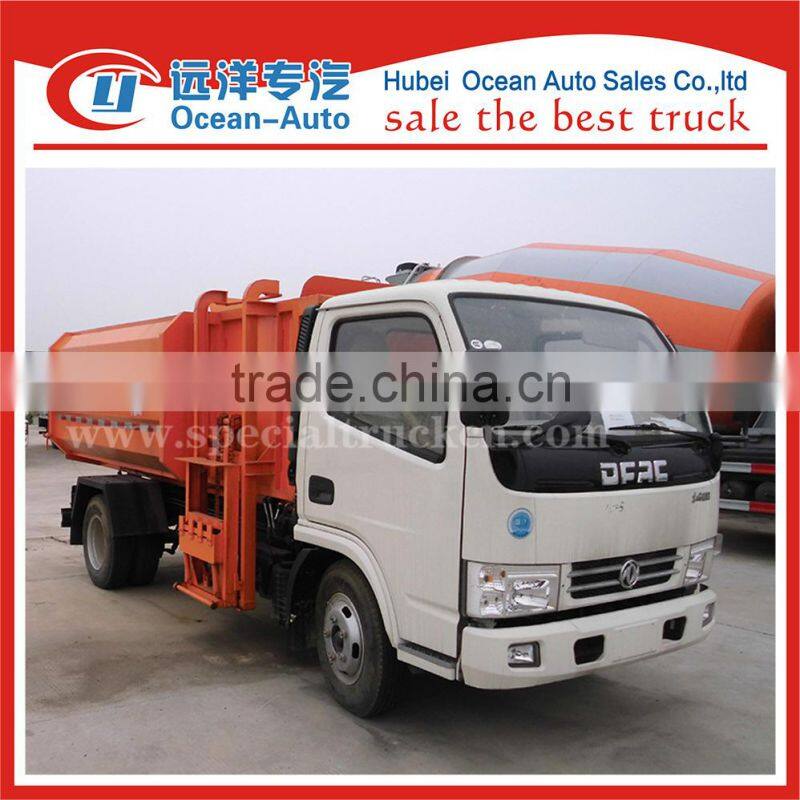 Dongfeng Euro 4 new condition Hydraulic Lifter Garbage truck