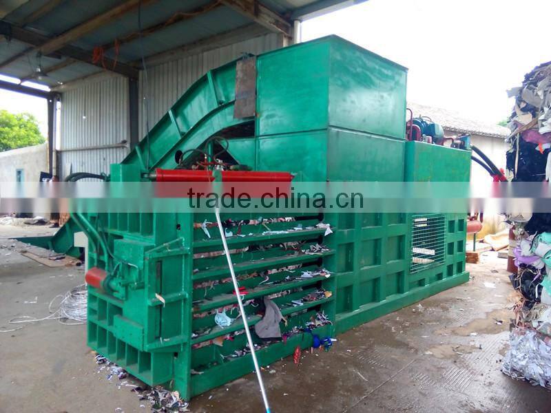 Hydraulic horizontal cardboard baling press machine ,hay and straw baler machine BY31-60T