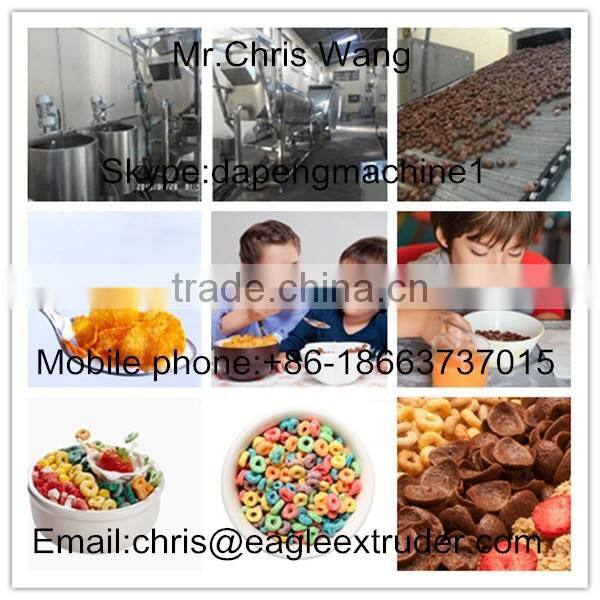 corn flakes machine/corn flakes extruder/corn snack production line
