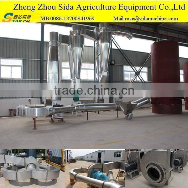 High Yield Yam Starch Making Machine Of 50TPD