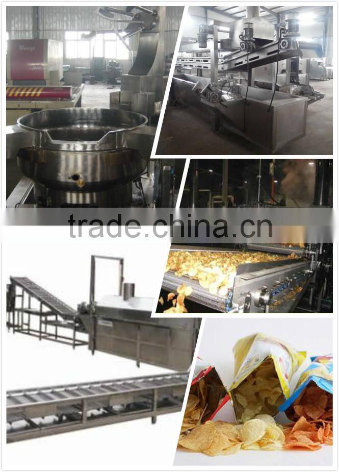 China industrial fully automatic production line potato chips making machine price