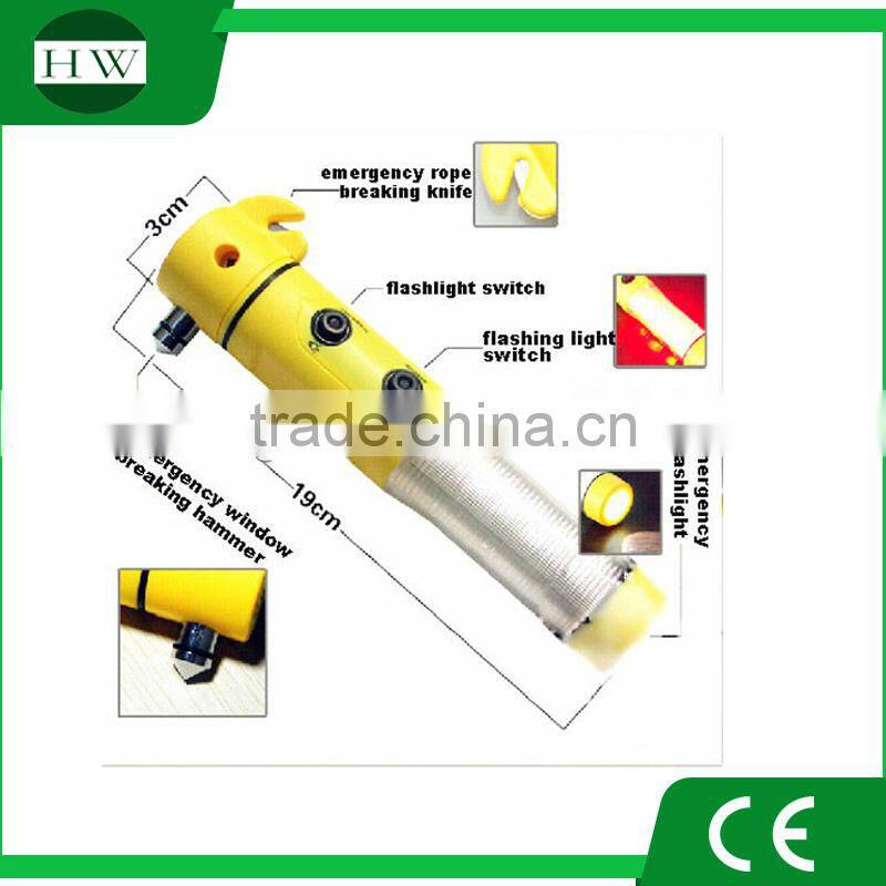 4 in 1 Multifunction Emergency LED Lifesaving Hammers
