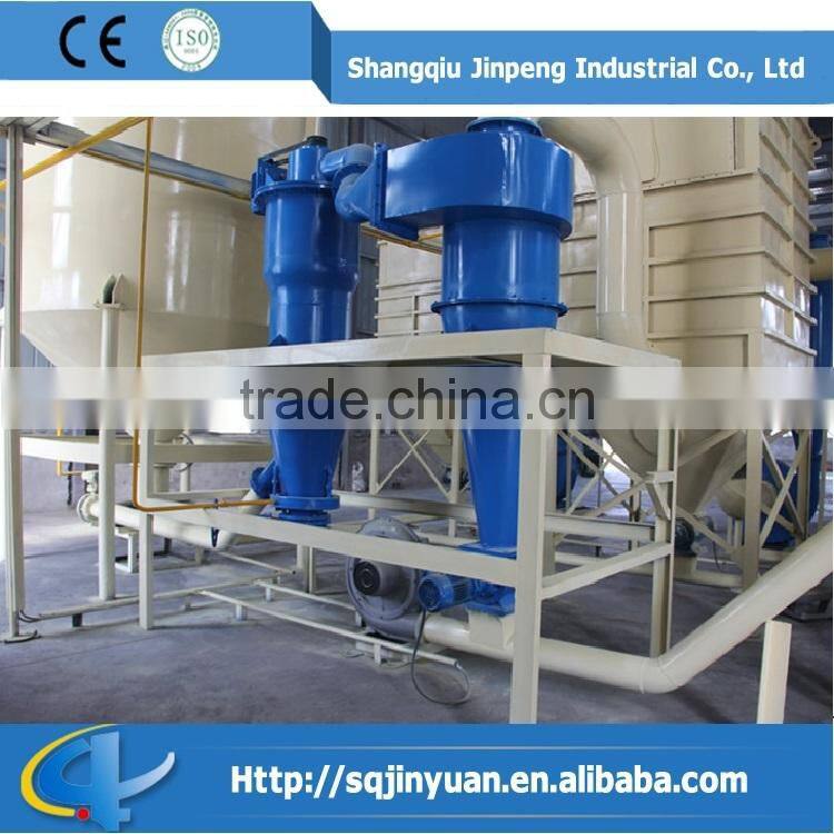 Crude carbon black to refined carbon black recycling machine with saving energy