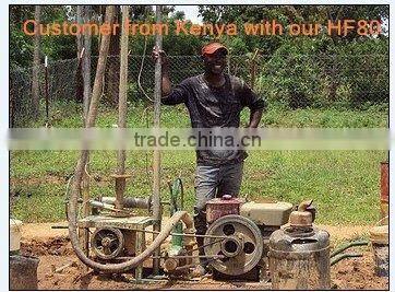 Hot sale in Africa!!!HF80 economical&practical water well drilling rigs