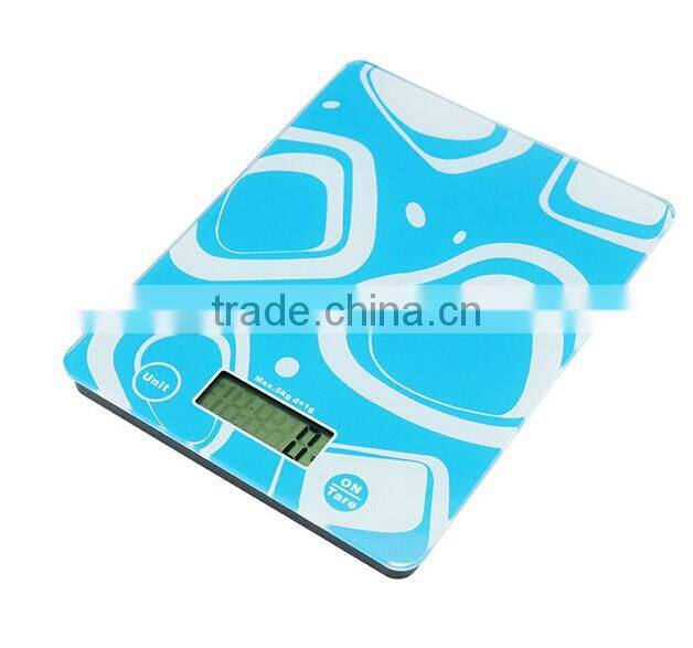 Glass type Digital kitchen balance 5kg