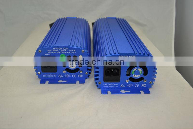 digital electronic ballast for hydroponics grow light reflectors