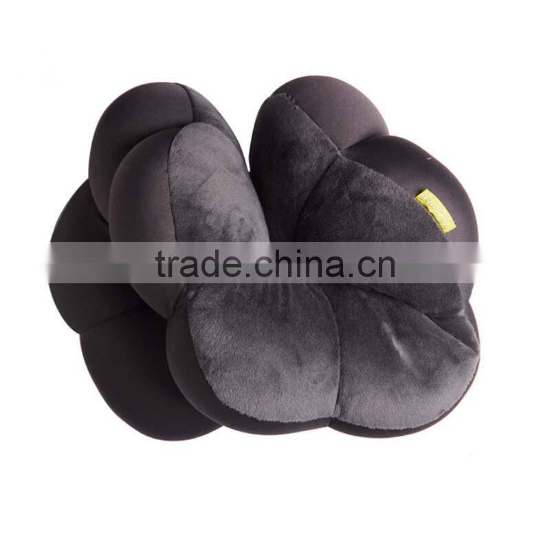 Comfortable Double Sided Fabric Flower Neck Shape Pillow