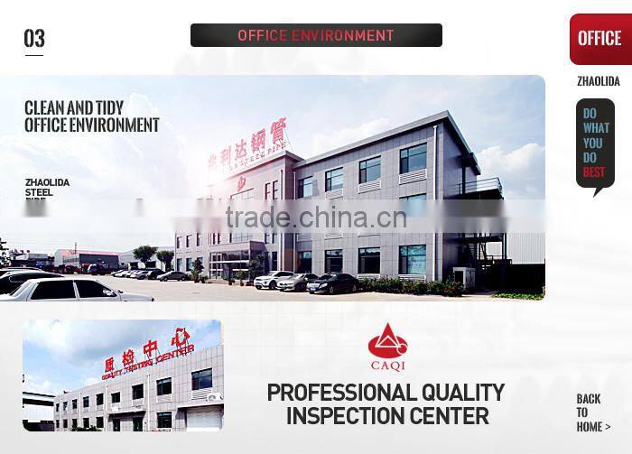 low carbon welded hot rolled square rectangular ERW steel pipe & tube