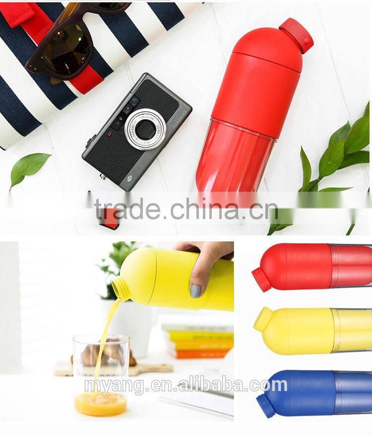 USA design Water Bottle With Filter Sport Water Plastic Bottle Active Carbon Filter Bottle/ Recycle carbon water filter bottle