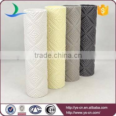 Home wedding decoration colorful chinese tall slim vase