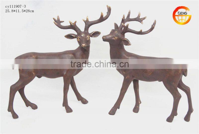 Hot selling resin deer animal statue
