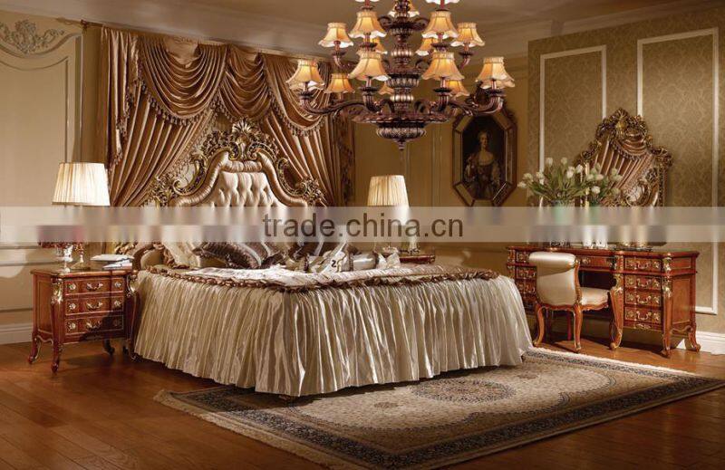 Luxury British Antique Painted Buffet, Dining Room Furniture Decorative Side Cabinet, Exquisite Hand Carved Wooden Sideboard